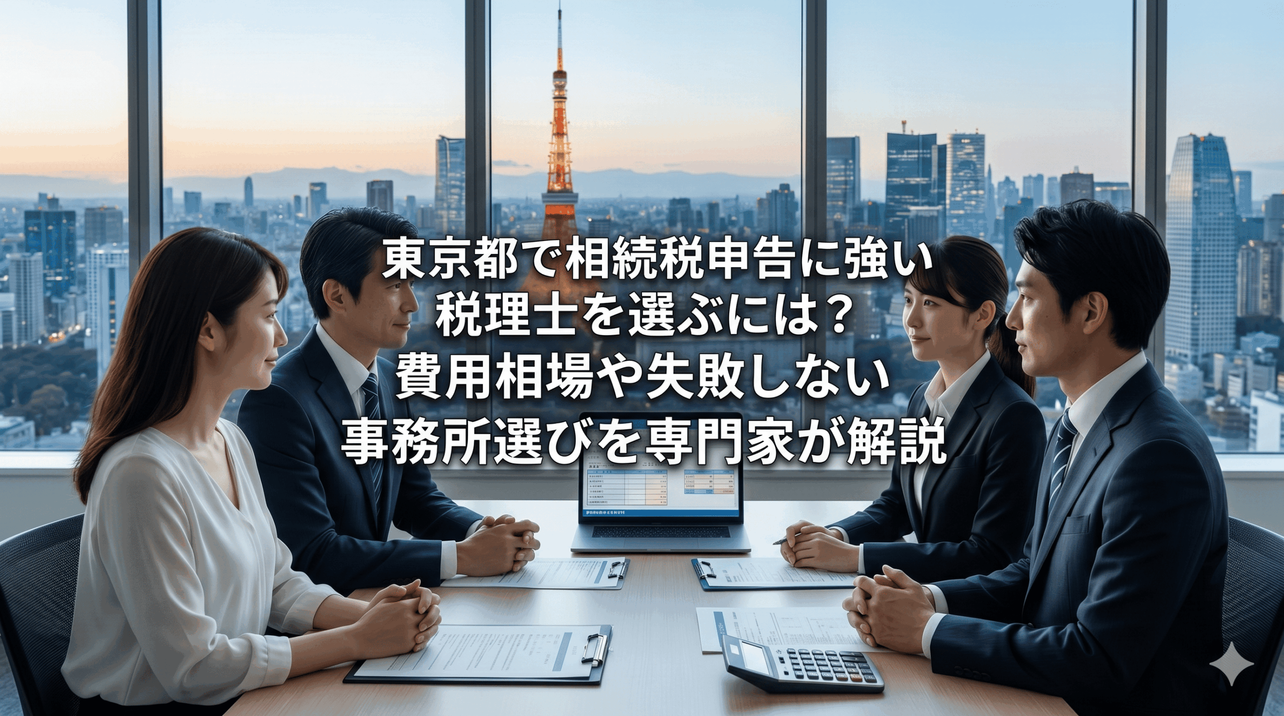 東京都で相続税申告に強い税理士を選ぶには...