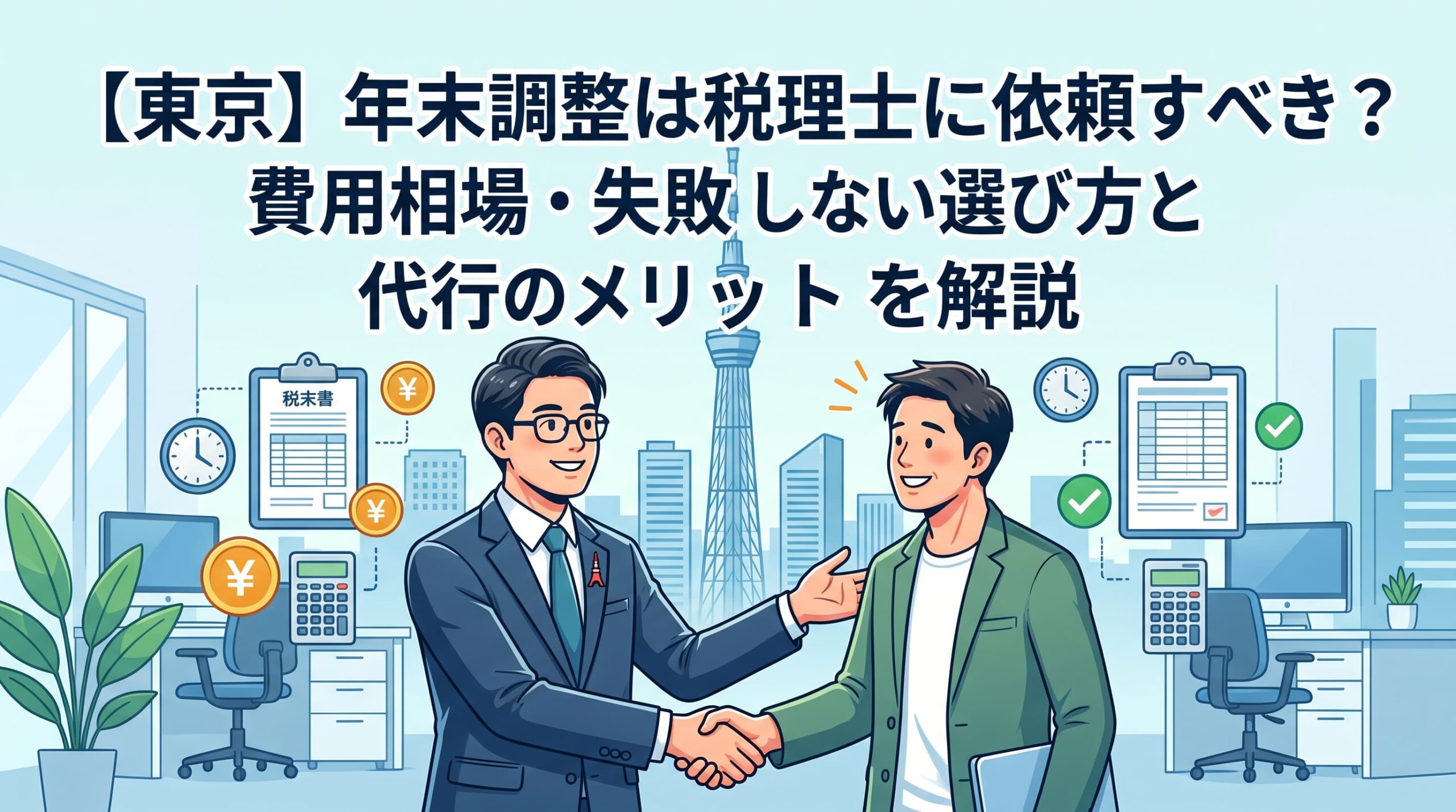 【東京】年末調整は税理士に依頼すべき？費...